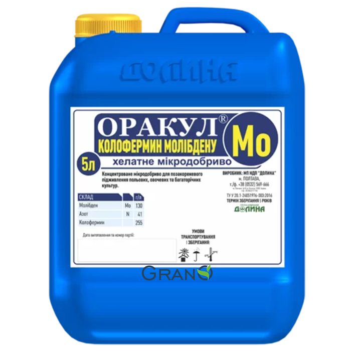 Мікродобриво ОРАКУЛ колофермин молібдену 10л: Ціна, Характеристики, Фото